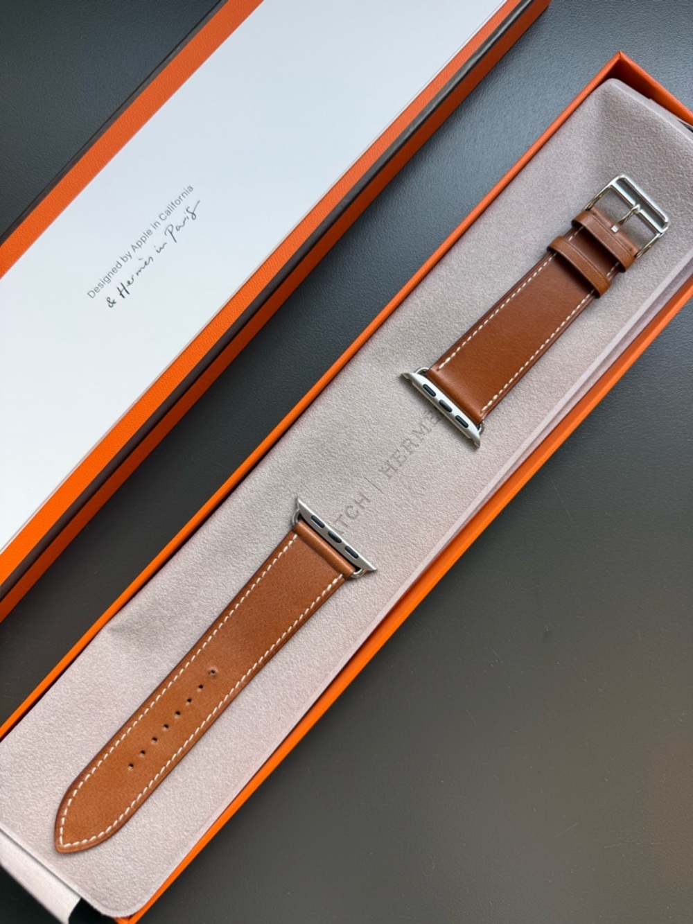 Hermès Leather Apple Watch Band - Picture 2 of 3